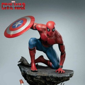 Spider-Man Captain America Regular Version Captain America Civil War 1/4 Statue by Queen Studios